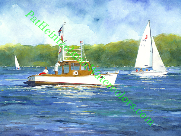 The Committee Boat - Lake Geneva Yacht Club